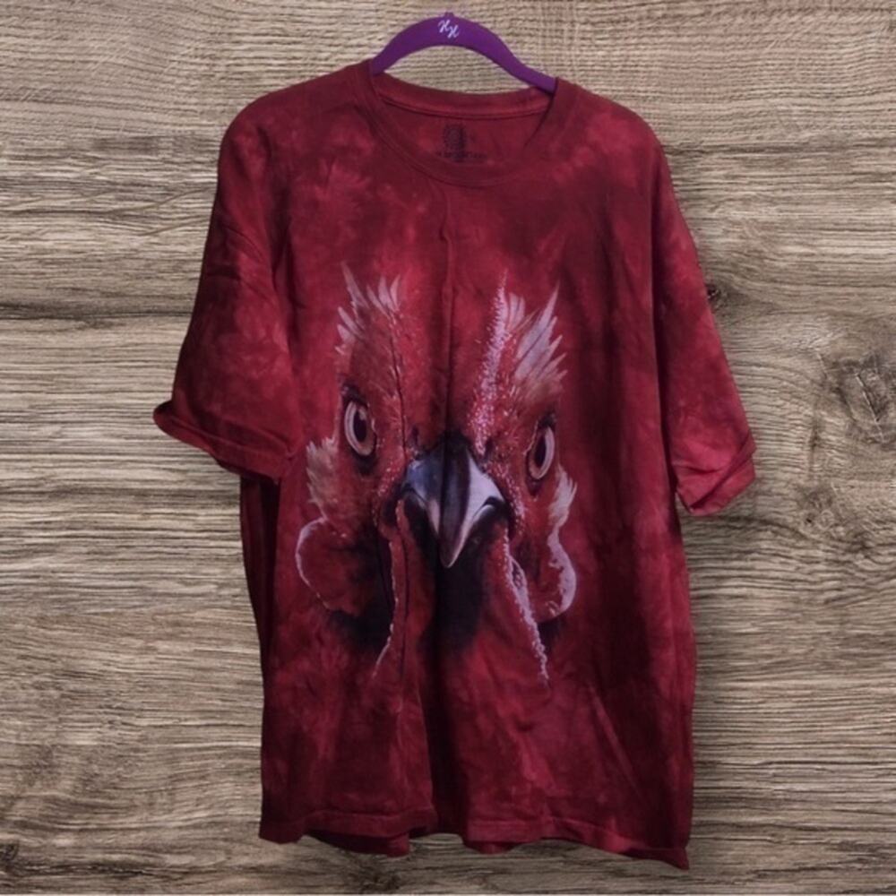 The Mountain XL red rooster cotton T-shirt.